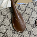 Handle and strap detail of signature polished women's handbag – women's designer-style accessory