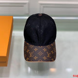 Close-up detail view of Louis Vuitton unisex cap