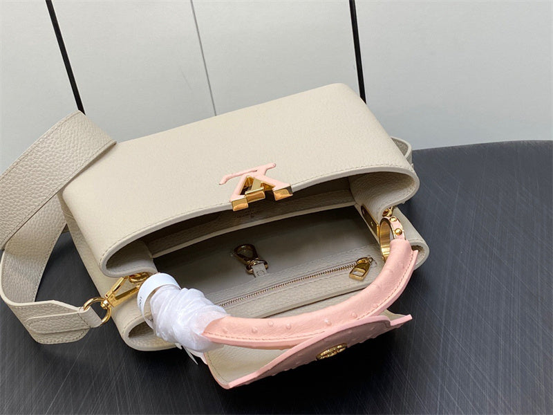  Tailored top-handle bag carried on shoulder 22