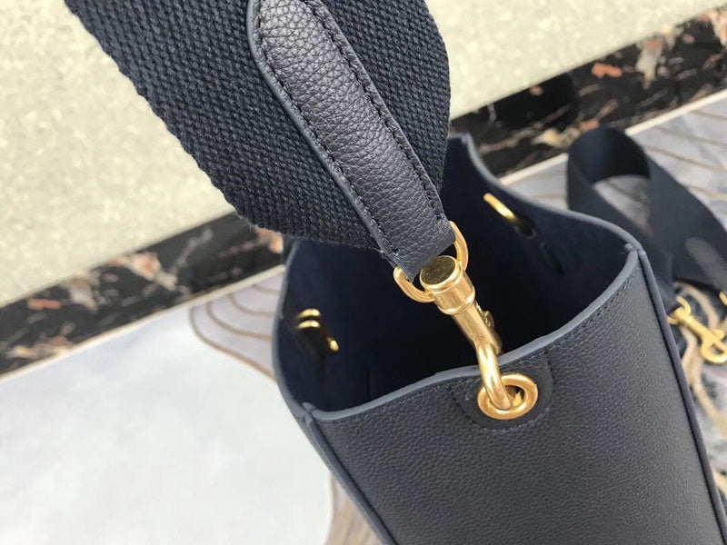 Top view of modern structured women's handbag – women's luxury handbag