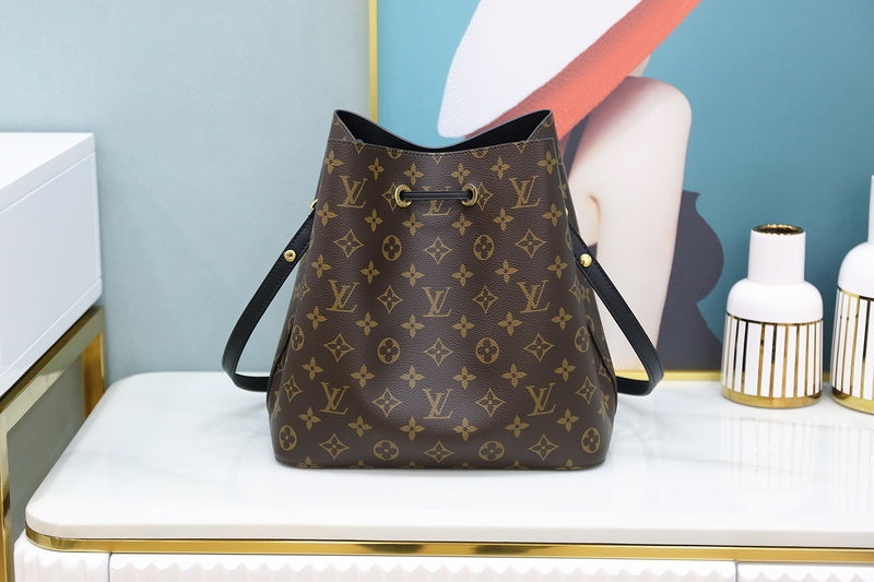 Back view of classic refined women's handbag – women's statement bag