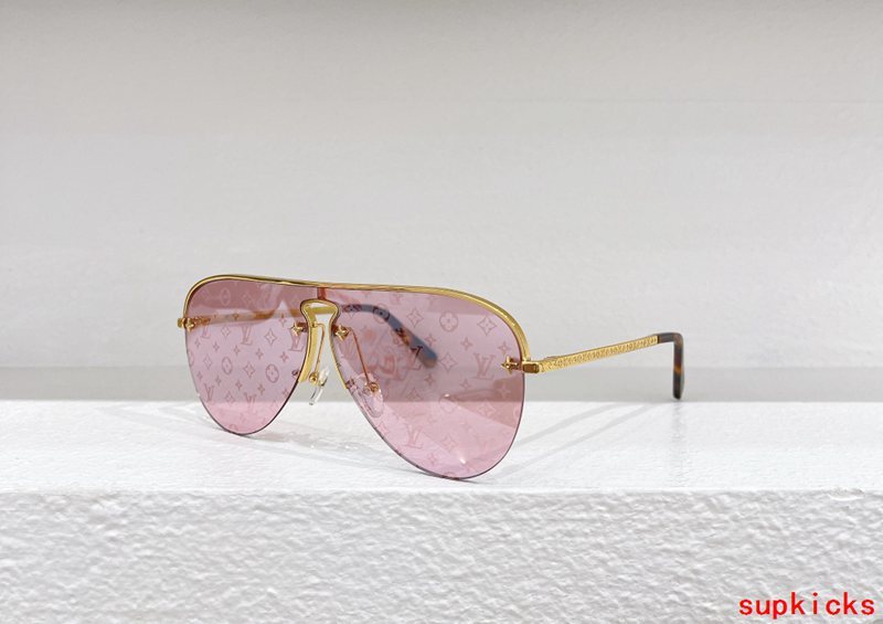Front view of Louis Vuitton unisex sunglasses