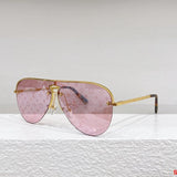 Front view of Louis Vuitton unisex sunglasses