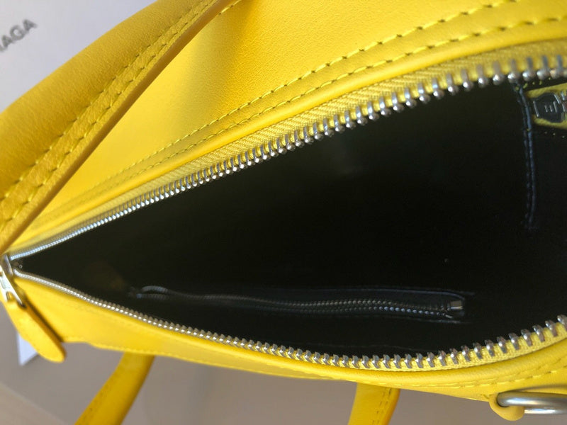 Sophisticated Vegan Leather Handbag - Smooth Faux-Leather Exterior | Women's Fashion Handbag #900 - alternate angle view (image 8) of designer-inspired handbag