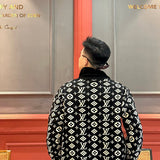 Front view of Louis Vuitton luxury clothing with runway-inspired design