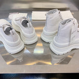 Alexander McQueen Tan Slip-On Sneakers - Lifestyle Styling Shot
