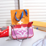 Side profile of structured elevated women's handbag – women's luxury accessory