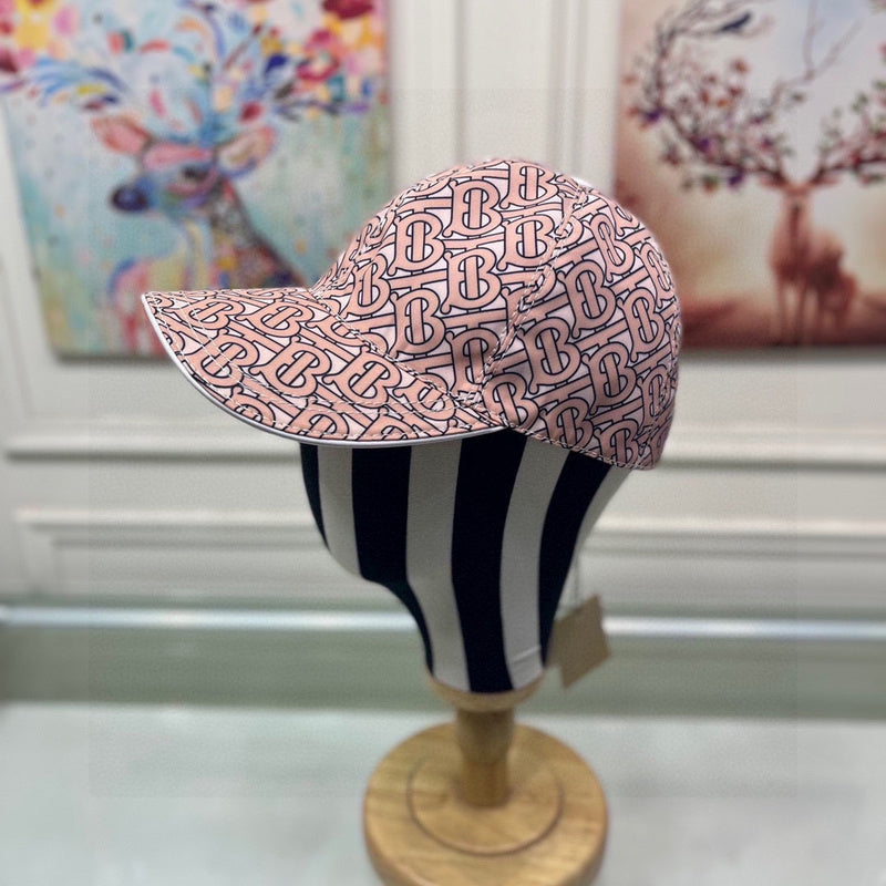 Front view of Burberry unisex cap
