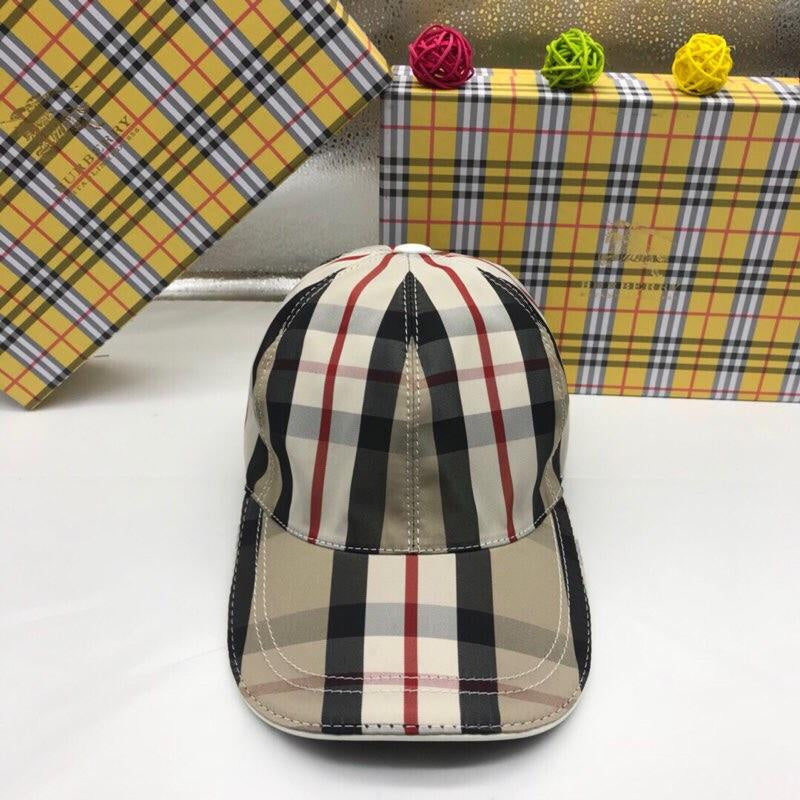 Front view of Burberry unisex cap
