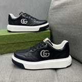 Gucci neutral cream luxury sneakers view 11 signature lace-up style