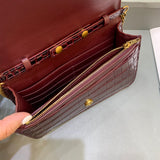 Modern Vegan Leather Handbag - Premium Craftsmanship Detailing | Women's Luxury Handbag #471 - texture close-up (image 9) of designer-inspired handbag