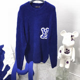 Side profile of Louis Vuitton luxury clothing with contemporary cut