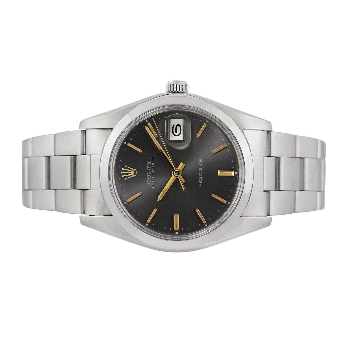 Front view of Rolex men's watch