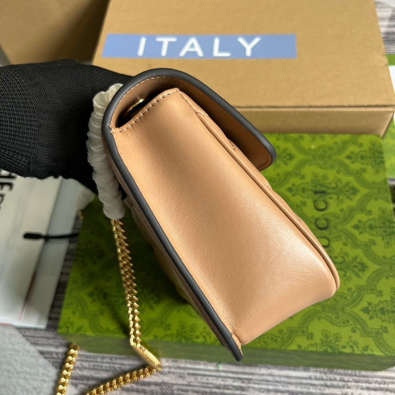 Interior view of classic polished women's handbag – women's designer-style accessory