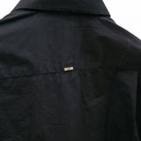 Back view of Louis Vuitton luxury clothing with monogram-inspired silhouette