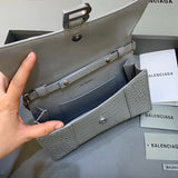 Classic Vegan Leather Handbag - Signature Hardware Accents | Women's Fashion Handbag #468 - interior view (image 6) of designer-inspired handbag