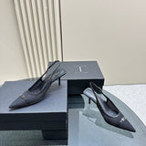 Close-up of Saint Laurent shoes craftsmanship