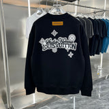 Side profile of Louis Vuitton luxury clothing with relaxed-fit cut
