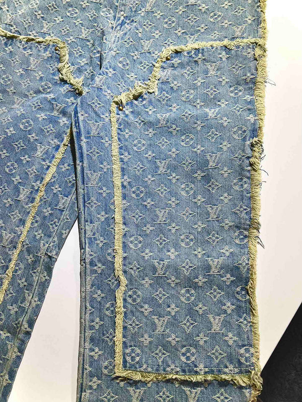 Full styled look of Louis Vuitton luxury clothing with relaxed-fit cut