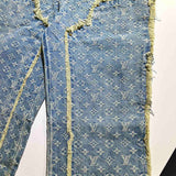 Full styled look of Louis Vuitton luxury clothing with relaxed-fit cut