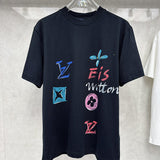 Side profile of Louis Vuitton cotton t-shirt with streetwear-inspired cut