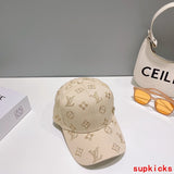 Close-up detail view of Louis Vuitton unisex cap