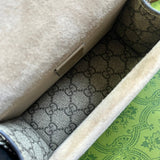 Back view of modern chic women's handbag – women's luxury accessory