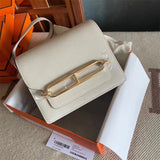Close-up detail of polished bag design