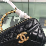 Zivas Charm Refined Structure Fashion Handbag (Signature Shape & Finish) – Interior View