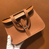 Sculpted bag shown from front angle