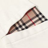 Burberry luxury designer clothing detail shot