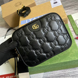 Handle and strap detail of statement sleek women's handbag – women's luxury accessory