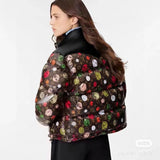 Close-up detail shot of Louis Vuitton luxury clothing with everyday silhouette