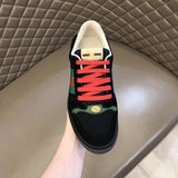 Gucci clean off-white luxury sneakers view 4 premium leather build