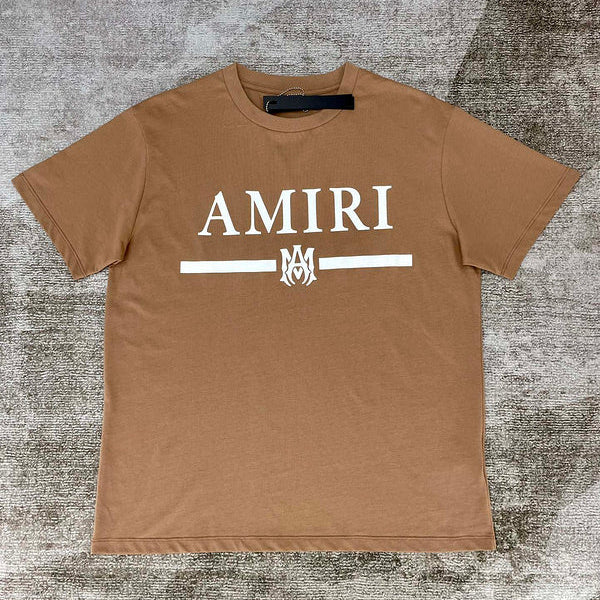 Close-up of Amiri t-shirt craftsmanship