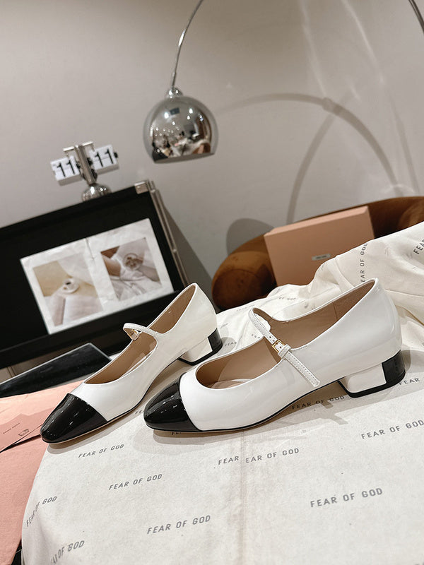 Miu Miu luxury shoes detail shot
