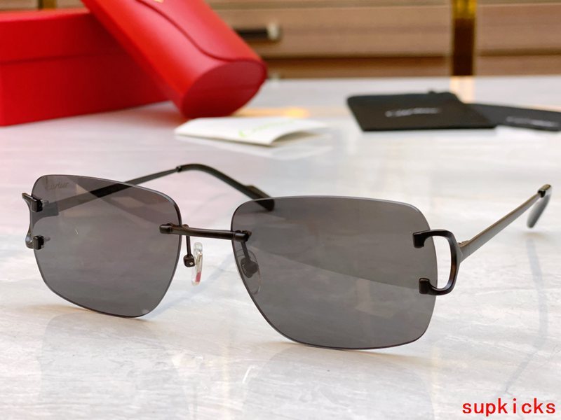 Angled view of Cartier unisex sunglasses