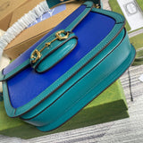 Top view of modern chic women's handbag – women's designer-style accessory