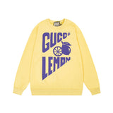 Back view of Gucci luxury clothing with signature branding