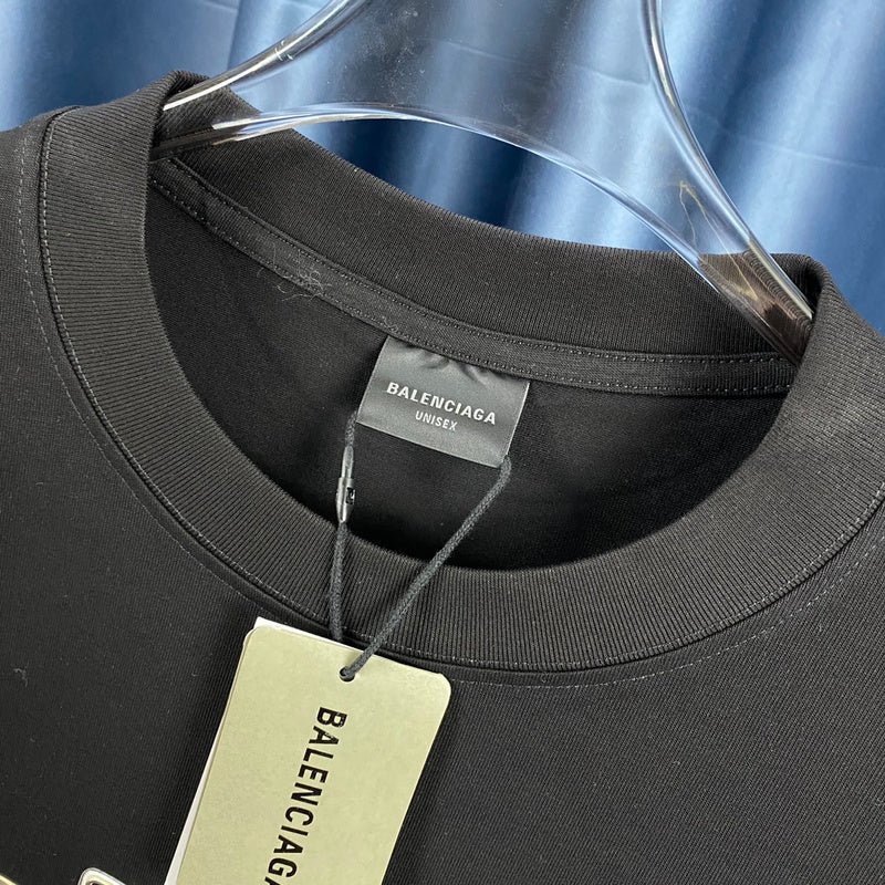 Balenciaga t-shirt back view — premium authentic designer style