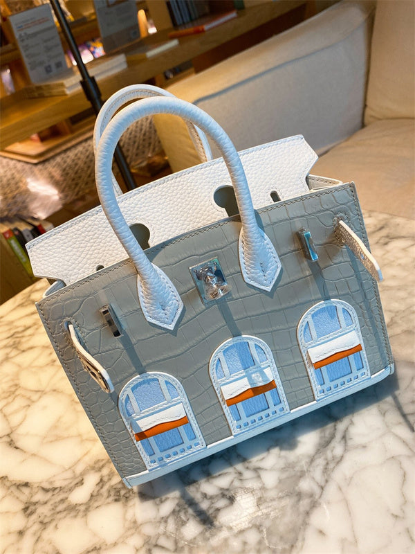 Polished bag shown from front angle