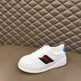 Gucci bold contrast luxury sneakers view 6 signature lace-up style