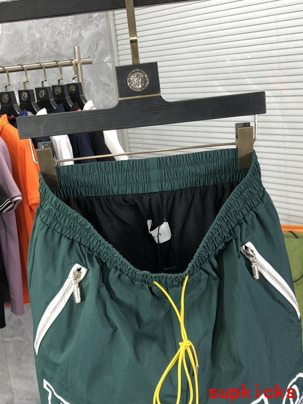 Back view of Rhude luxury clothing with logo-detail design