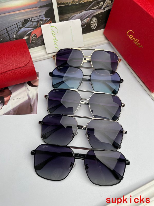 Lifestyle view of Cartier unisex sunglasses