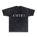 Close-up of Amiri t-shirt craftsmanship