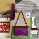 Front view of sleek refined women's handbag – women's statement bag