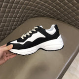 Gucci sneakers detailed view showing premium designer craftsmanship