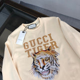 Close-up detail shot of Gucci luxury clothing with relaxed-fit cut