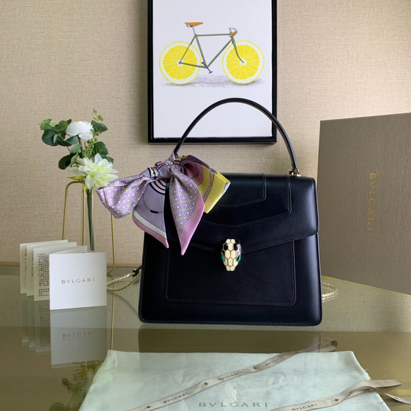 Understated Faux Leather Handbag - Versatile Everyday Design | Women's Statement Accessory #1703 - front view (image 1) of designer-inspired handbag