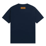 Close-up detail shot of Louis Vuitton cotton t-shirt with everyday silhouette